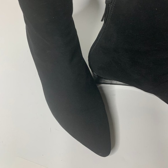 Stuart Weitzman Sued Leather Ankle Booties - Picture 10 of 16